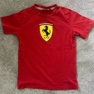 Ferrari T-Shirt boys size M.